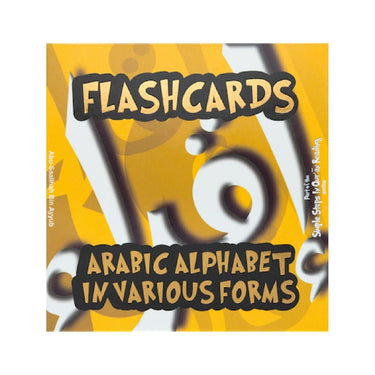 Arabic Alphabets Flashcards In Various Forms