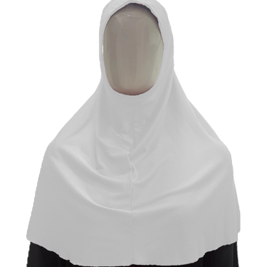 White XLarge Hijab T06