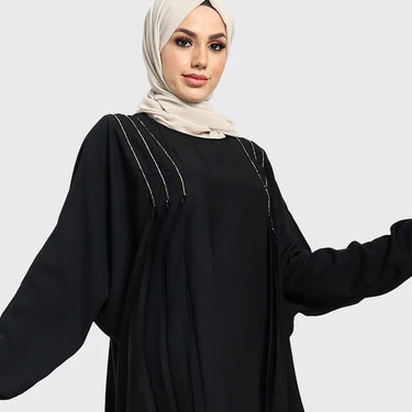 Black Habiba Batwing Abaya