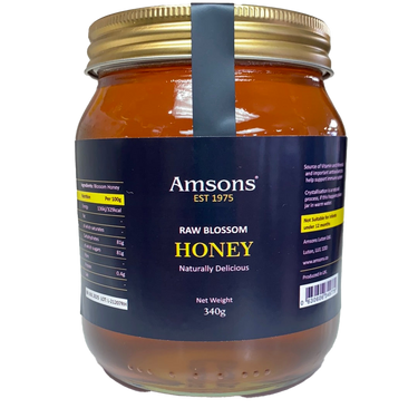Amsons Raw Blossom Honey 340g