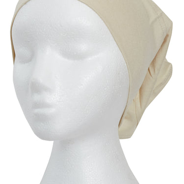 Beige Tube Bonnet