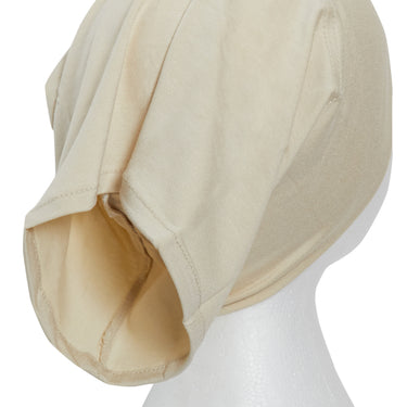 Beige Tube Bonnet