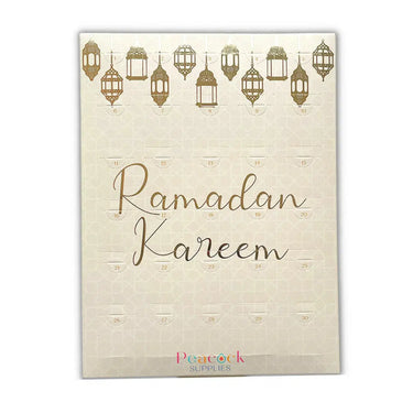 Ramadan Chocolate Countdown Calendar – Cream & Gold