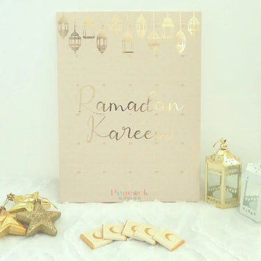 Ramadan Chocolate Countdown Calendar – Cream & Gold