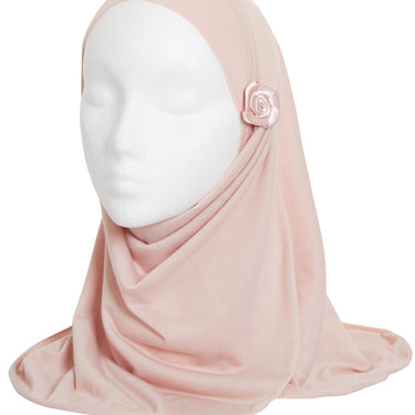 Blush Girls Flower Hijab
