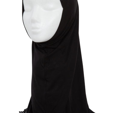 Girls Black Lace Hijab