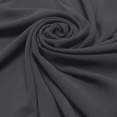 Georgette Chiffon - Charcoal Grey