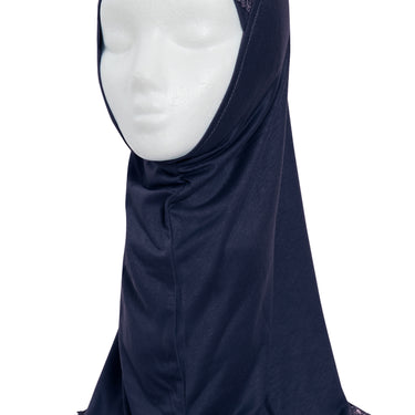 Girls Midnight Navy Lace Hijab